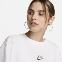 Nike Sportswear женская оверсайз футболка цвет белый