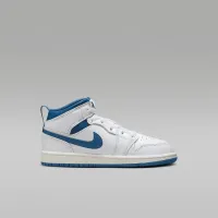 Nike Jordan 1 Mid SE Little дитячі Кросівки колір білий