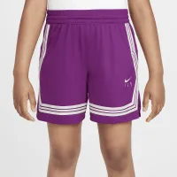Nike Dri-FIT Fly Crossover Big дитячі (Girls') баскетбольні шорти (Extended Size) колір фіолетовий