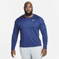 Nike Element мужские Dri-FIT Running Crew Top синий