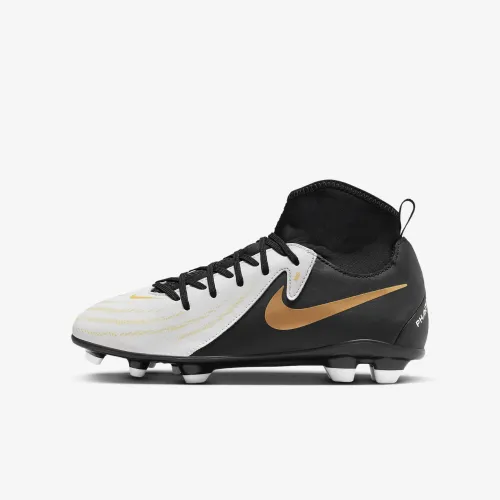 Nike Jr. Phantom Luna 2 Club Little/Big дитячі MG High-Top футбольні бутси колір білий
