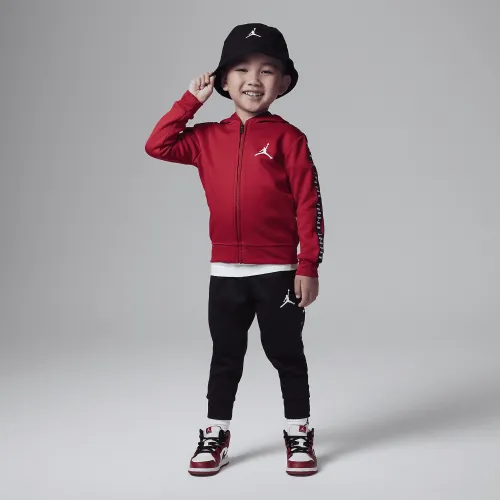 Nike Air Jordan Therma Taping набор Toddler 2-Piece Толстовка с капюшоном набор цвет черный
