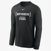 Chicago Cubs Fashion чоловічі Nike MLB Long-Sleeve футболка колір чорний