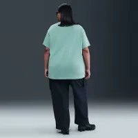 Nike Sportswear Essential жіноча футболка (великі розміри) колір зелений