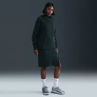 Nike Sportswear Tech Fleece женская юбка цвет зеленый