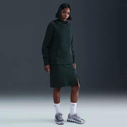 Nike Sportswear Tech Fleece женская юбка цвет зеленый