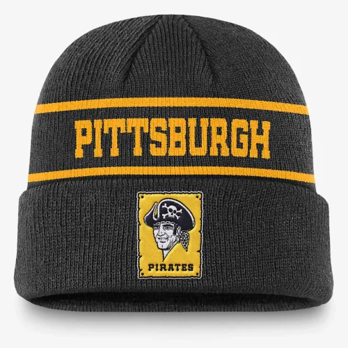 Pittsburgh Pirates Rewind Terra чоловічі Nike MLB Cuffed Beanie колір чорний