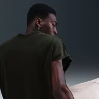 Nike Sportswear Sole Food Sleeveless футболка цвет зеленый
