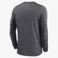Las Vegas Raiders Sideline Velocity чоловічі Nike Dri-FIT NFL Long-Sleeve футболка колір чорний
