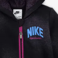 Nike Sportswear Powder Play Baby (12-24M) Lightweight Fleece Coverall цвет черный