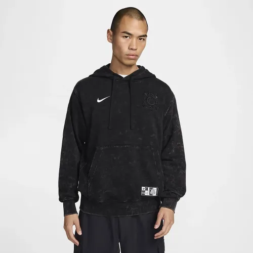S.C. Corinthians Club чоловічі Nike Soccer French Terry Pullover Толстовка з капюшоном колір чорний