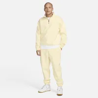 Nike Solo Swoosh чоловічі Fleece Pants колір коричневий