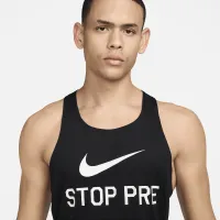 Nike Fast Run Energy чоловічі Running Singlet колір чорний