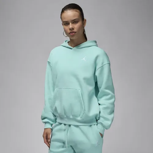 Nike Jordan Brooklyn Fleece жіноча Pullover Толстовка з капюшоном колір зелений