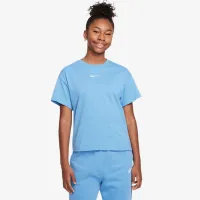 Nike Sportswear Essential Big детские (Girls') футболка синий