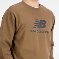 Кофта/футболка New Balance MT31538DHE - коричневая