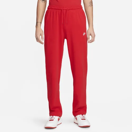 Nike Sportswear Club чоловічі Knit Open-Hem Pants колір червоний