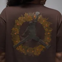 Nike Jordan Essential женская футболка цвет коричневый