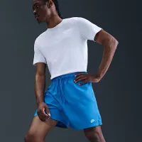 Nike Club чоловічі Woven Flow шорти блакитний