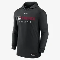 Arizona Diamondbacks Authentic Collection мужские Nike Dri-FIT MLB Pullover Толстовка с капюшоном цвет черный