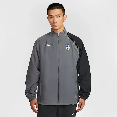 Brazil 2004 Total 90 Reissue мужские Nike Soccer Replica Track Куртка цвет серый
