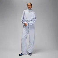 Nike Jordan Flight Fleece женская Quarter-Zip Top цвет серый