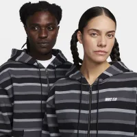 Nike SB Full-Zip Fleece Skate Толстовка з капюшоном колір сірий