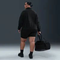 Nike One женская Therma-FIT 1/2-Zip оверсайз Top (большие размеры) цвет черный