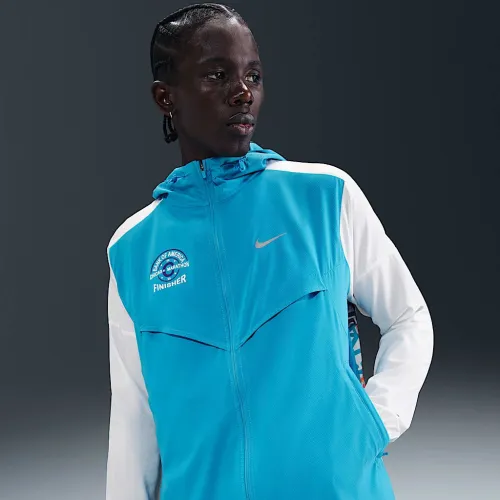 Nike Impossibly Light чоловічі Hooded Running Куртка блакитний