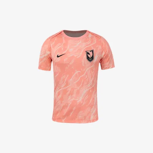 Angel City FC 2025 чоловічі Nike NWSL Short-Sleeve Pre-Match Top Pink