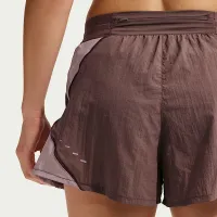 Nike Swift женская Repel С высокой Талией Brief-Lined Running шорты цвет фиолетовый