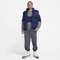 Nike Club чоловічі French Terry Color-Blocked Crew колір сірий