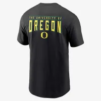 Oregon Ducks мужские Nike College футболка цвет черный