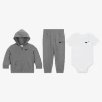 Nike Baby (0-9M) 3-Piece Bodysuit набор цвет серый