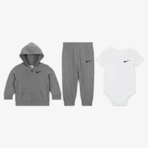 Nike Baby (0-9M) 3-Piece Bodysuit набор цвет серый