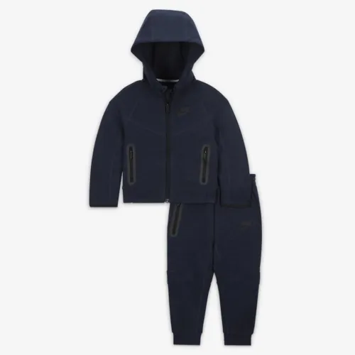 Nike Sportswear Tech Fleece Full-Zip набор Baby 2-Piece Толстовка с капюшоном набор синий