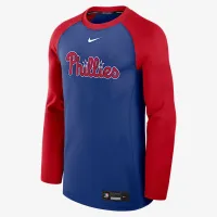 Philadelphia Phillies Authentic Collection Game Time мужские Nike Dri-FIT MLB Pullover Crew синий