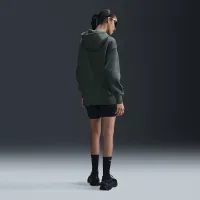 Nike Sportswear Phoenix Fleece женская оверсайз Full-Zip Толстовка с капюшоном цвет зеленый