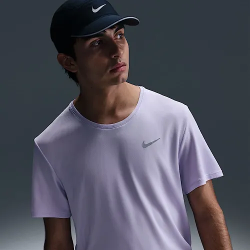 Nike Miler чоловічі Dri-FIT UV Short-Sleeve Running Top колір фіолетовий