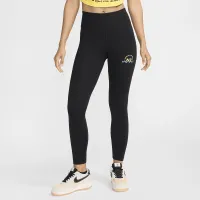 Nike One N7 жіноча Mid-Rise Full-Length лосіни колір чорний