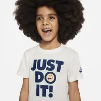 Nike Smiley Little детские Graphic футболка цвет белый