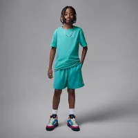 Nike Jordan Big детские Jumpman Air Embroideцвет красный футболка цвет зеленый