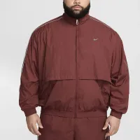 Nike Sportswear Solo Swoosh мужские Woven Track Куртка цвет коричневый