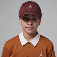 Nike Jordan Club Unstructuцвет красный Curved-Bill Hat цвет коричневый