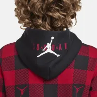 Nike Jordan Big детские (для мальчиков) Pullover Толстовка с капюшоном цвет красный