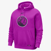 Minnesota Timberwolves City Edition чоловічі Nike Club Толстовка з капюшоном колір фіолетовий