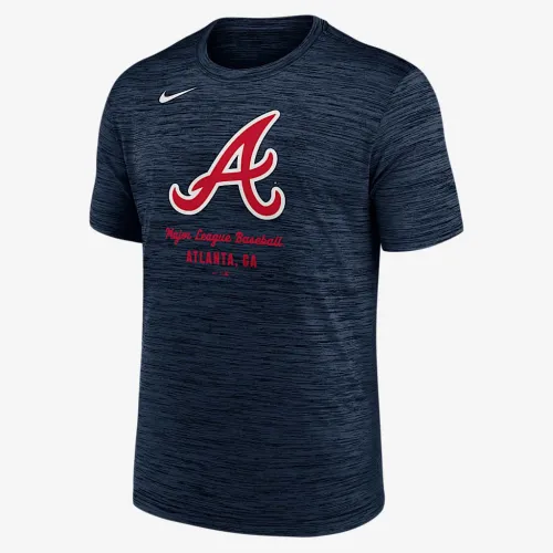 Atlanta Braves Velocity мужские Nike Dri-FIT MLB футболка синий