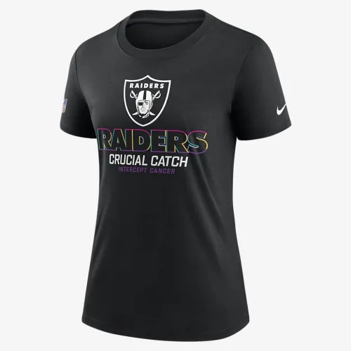 Las Vegas Raiders Crucial Catch жіноча Nike NFL футболка колір чорний