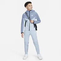 Nike Sportswear Tech Fleece Big дитячі (для хлопчиків) Full-Zip Толстовка з капюшоном блакитний