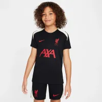 Liverpool FC Strike Special Edition Big дитячі Nike Dri-FIT Soccer Short-Sleeve Knit Top колір чорний